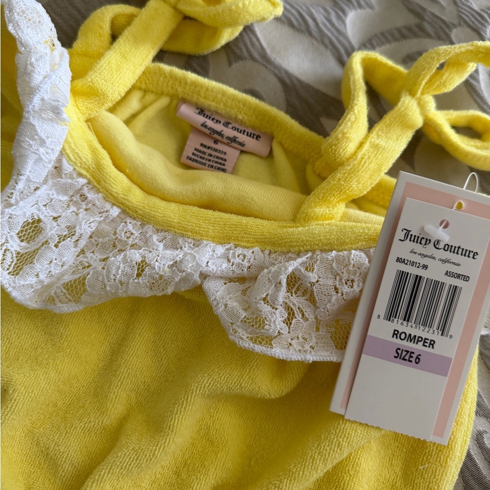 Juicy Couture Yellow Romper - Kids
